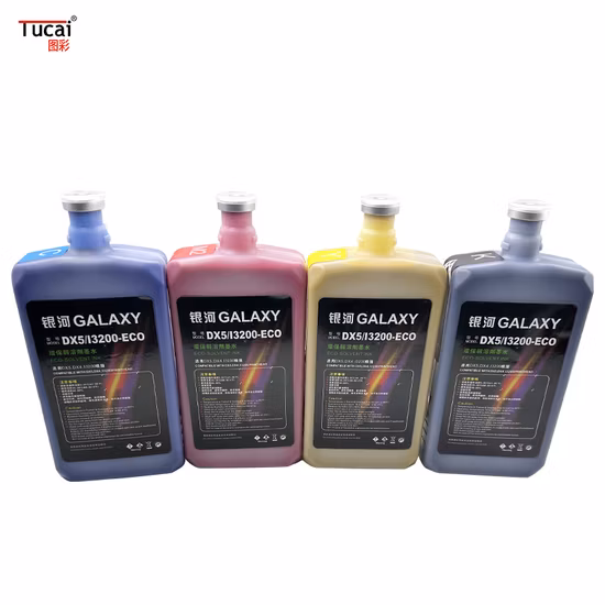 Дешевые цены оригинальные 100% сольвентные чернила Galaxy Eco для принтера Epson Dx5 3212ld+ 1812AG+ 1818AA+